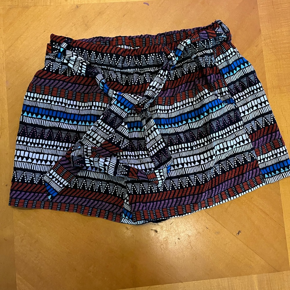 BC bop multi colored shorts size S